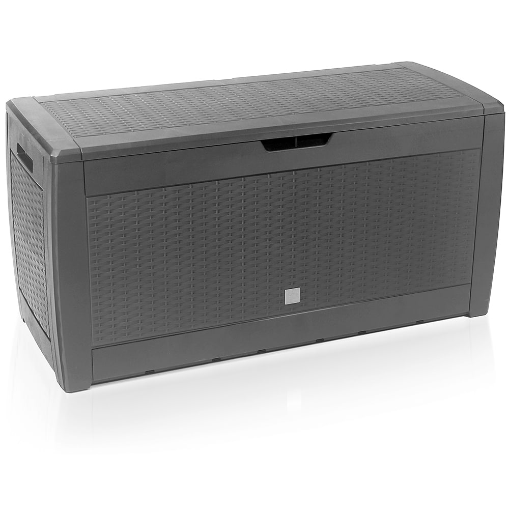 Haveopbevaringsboks Rato Grå Rattan Look 310l Black Friday Deuba Tilbud