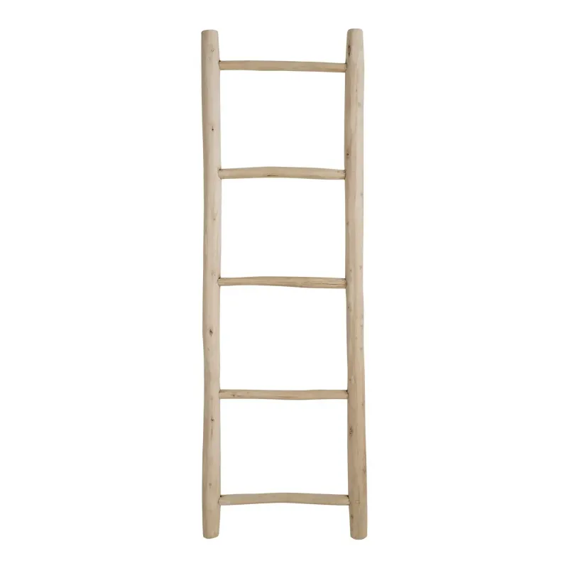 Dekorationsstige I Naturfarvetâ teak Træ   4501090 Black Friday Homeshop Tilbud
