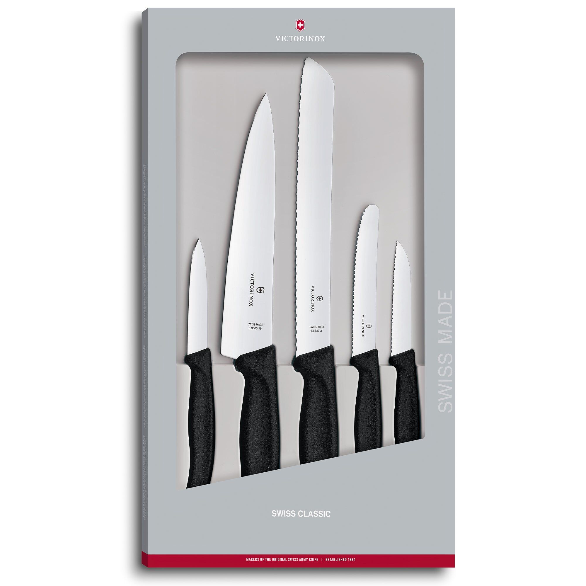 Swiss Classic Knivsæt 5 Dele Black Friday Victorinox Tilbud