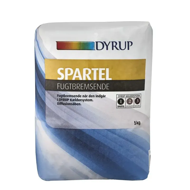 Spartel Fugtbremsende   5kg Black Friday Dyrup Tilbud