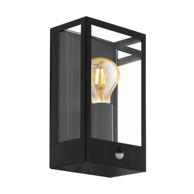 Alamonte Ude Væg Sensor Ip44 Sort   Udendørslampe   99587 Black Friday Eglo Tilbud