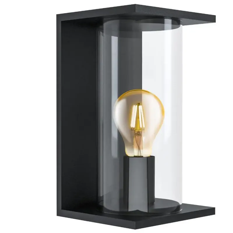 Cascinetta Ude Væg Ip44 Sort   Udendørslampe   98713 Black Friday Eglo Tilbud