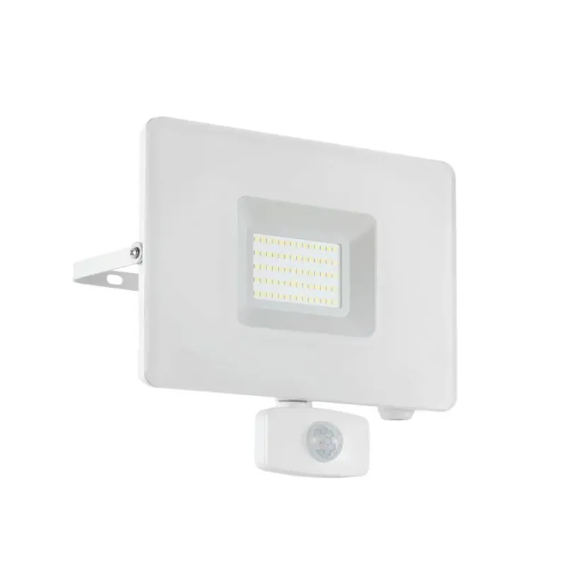 Faedo 3 Ude Projektør Sensor 50w Ip65 Hvid   Udendørslampe   33159 Black Friday Eglo Tilbud