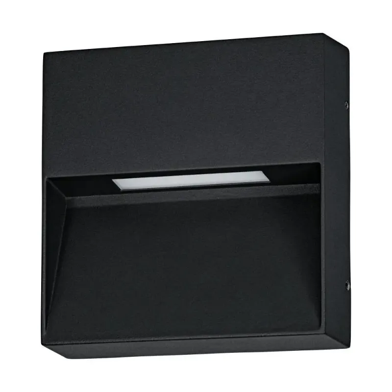 Maruggio Ude Væg 150x150 Cct 4,8w 520lm Ip65 Sort   Udendørslampe   900889 Black Friday Eglo Tilbud