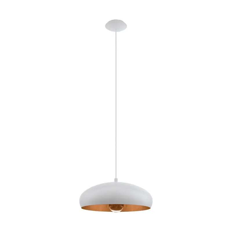 Mogano Pendel Hvid Kobber   Pendellampe   94606 Black Friday Eglo Tilbud