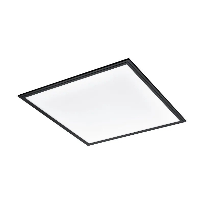 Salo 1 Loft 595x595 4000k Sort Hvid   Loftlampe   900819 Black Friday Eglo Tilbud