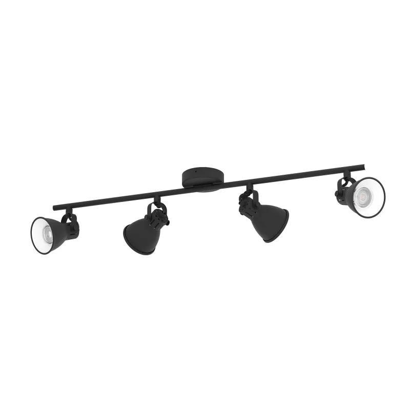 Seras Spot 4x240 Lm Sort   Spotlampe   98408 Black Friday Eglo Tilbud