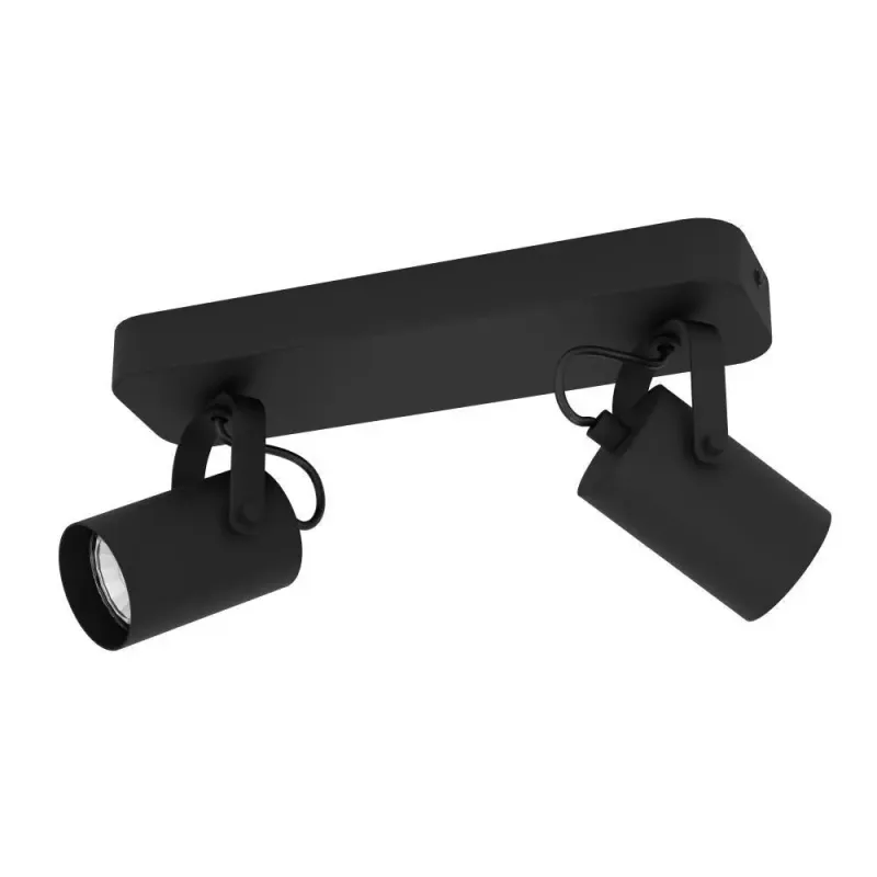 Sorego Spot Gu10 2x250lm Sort   Spotlampe   900332 Black Friday Eglo Tilbud