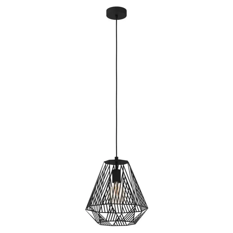 Stype Pendel E27 ø330 Sort   Pendellampe   43692 Black Friday Eglo Tilbud