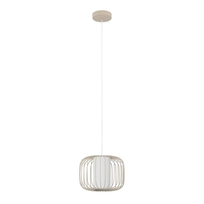 Terrarosa Pendel E27 ø285 Sand Hvid    Pendellampe   900867 Black Friday Eglo Tilbud