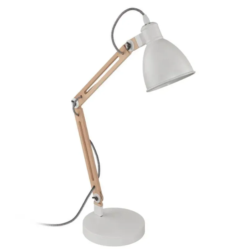 Torona 1 Bord Hvid Natur   Bordlampe   96957 Black Friday Eglo Tilbud