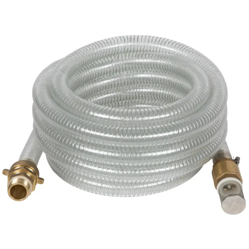 Sugeslange Klar 4m ø25mm. 1" Messing Adapter   4173640 Black Friday Einhell Tilbud