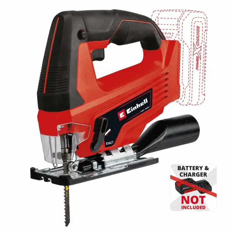 Tc Js 18 Li Akku Stiksav 18v U Batteri Og Lader. Black Friday Einhell Tilbud