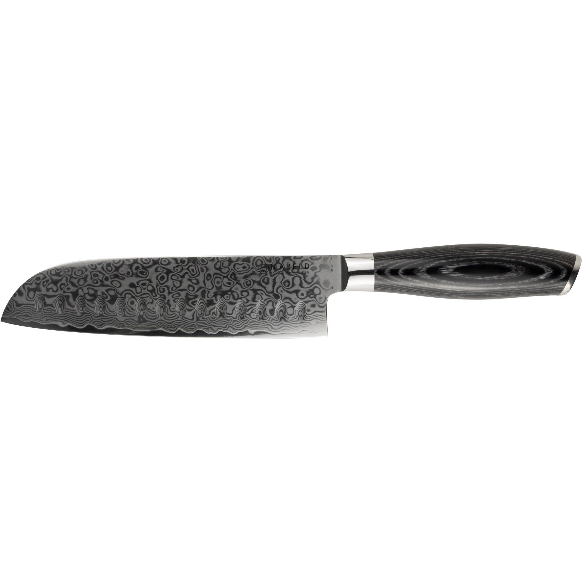 Akio Santokukniv Olivenslebet 18 Cm, Black Black Friday Mareld Tilbud