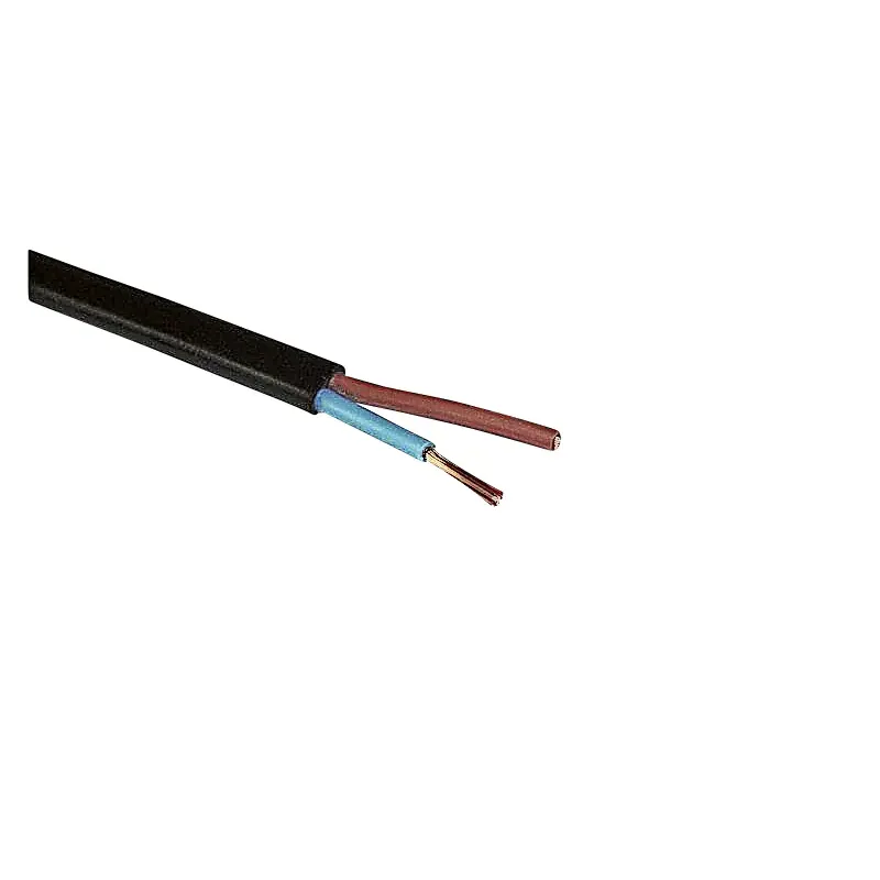 Flad Ledning 2x0,75mm, 100m Sort - Black Friday Tilbud!