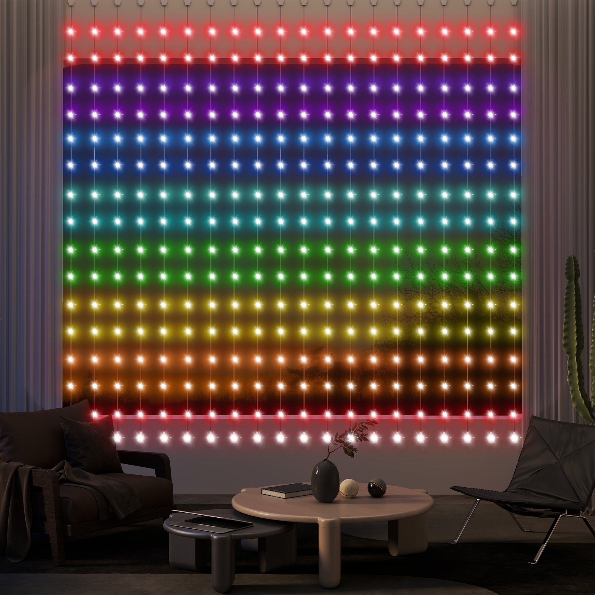Dynamiske Gardinlys med 400 LED – Fantastisk Tilbud!