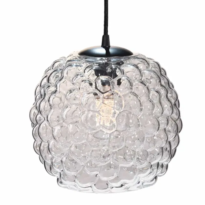 Klar Glas Grape Pendel E27 Ø25cm – Black Friday Tilbud!