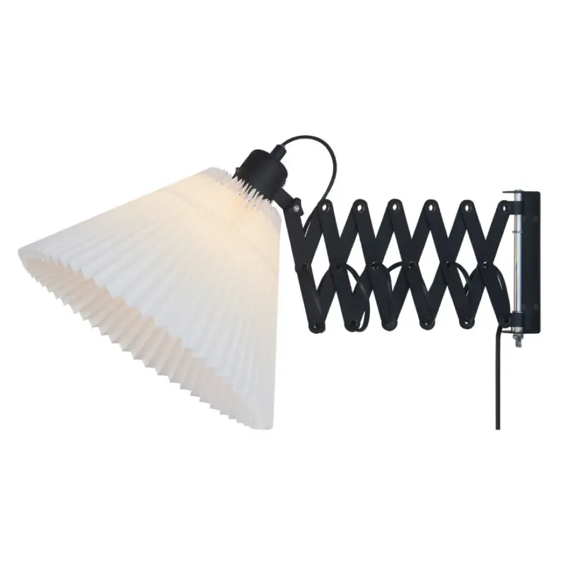Medina "x" Væglampe Hvid Sort   731541 Black Friday Halo Design Tilbud