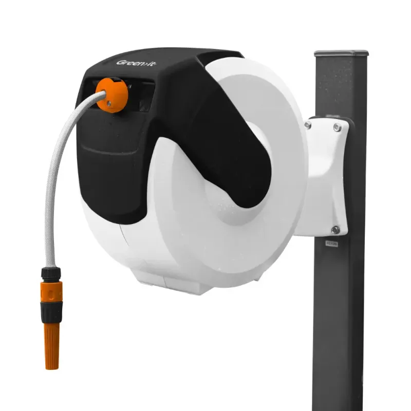 Home It Slangeboks Med Automatisk Oprul 20 Meter Slange 8 Bar Black Friday Home>it Tilbud