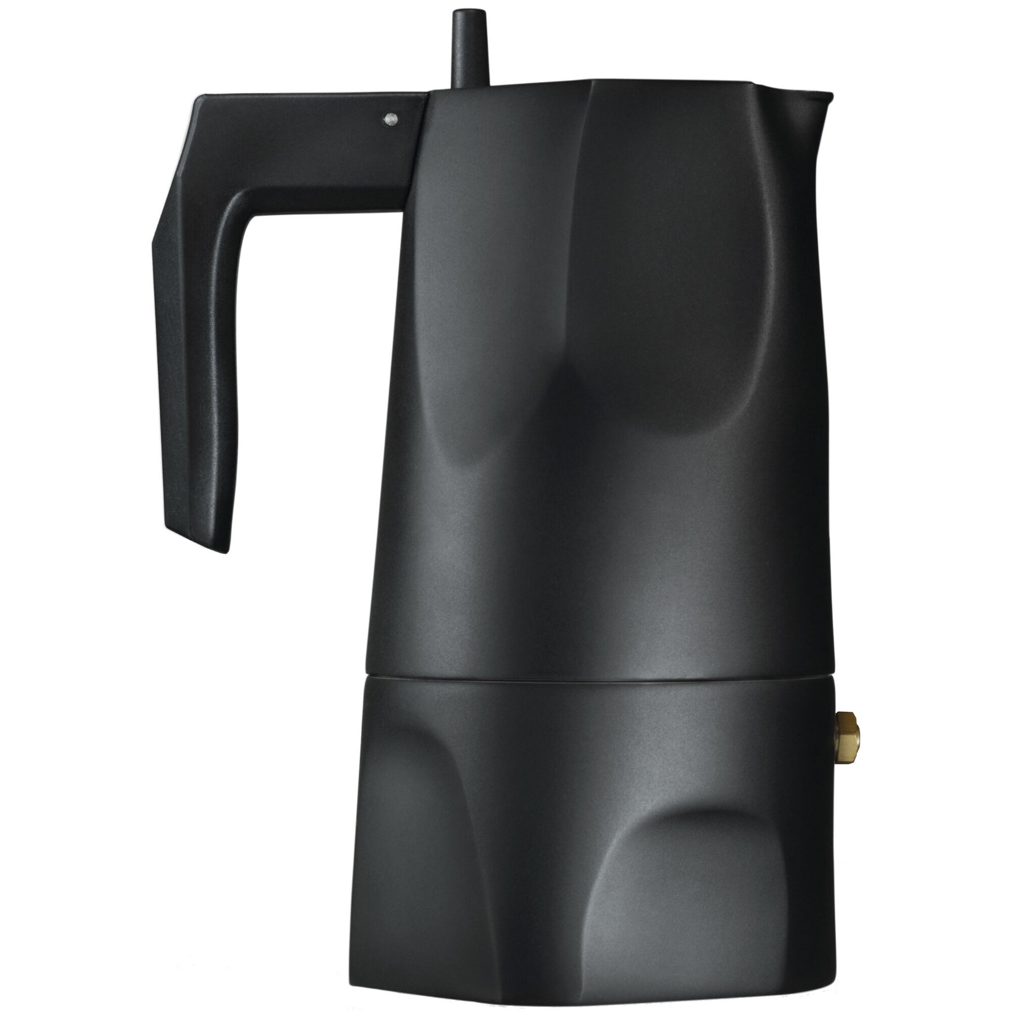 Ossidiana Espressobrygger 3 Kopper, Sort Black Friday Alessi Tilbud