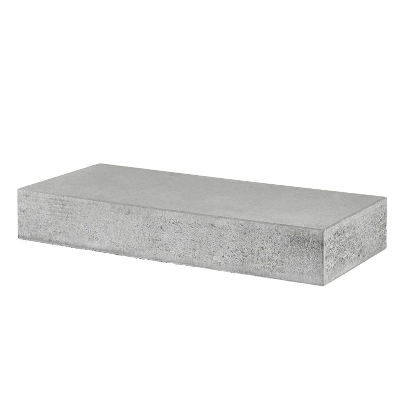 Trappetrin Lige Kant Grå  15x100x40cm Black Friday Ibf Tilbud