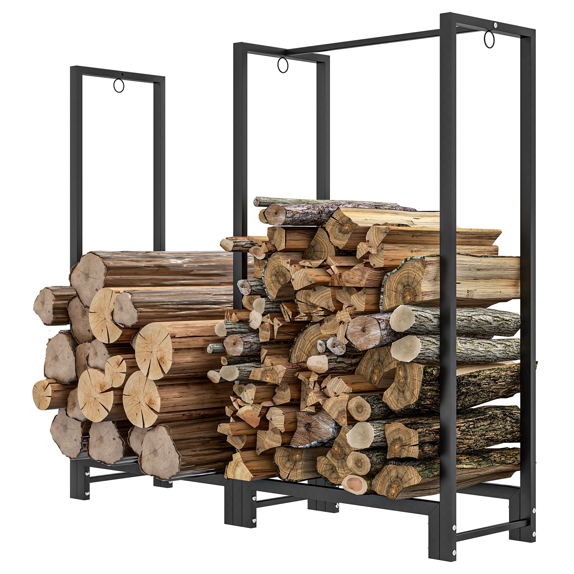 Brænderist, To Sektioner, Stel I Rustfrit Stål, Op Til 200 Kg, 123 X 32 X 115 Cm, Sort Black Friday Aosom Tilbud