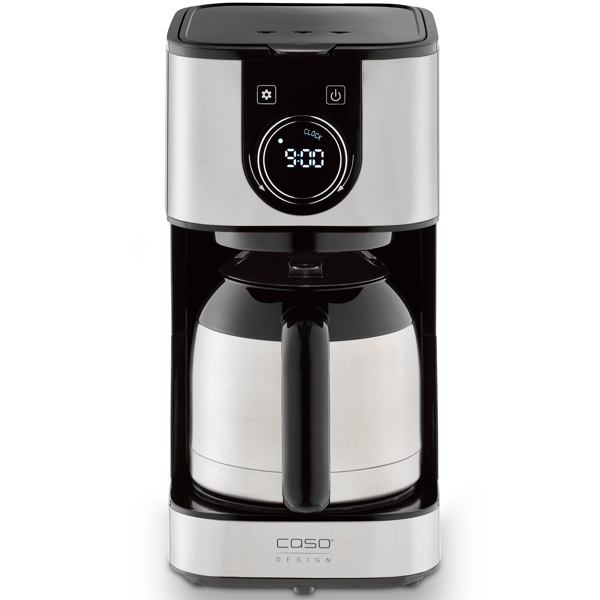 Selection C10 Thermo Kaffemaskine, Stål Sort Black Friday Caso Tilbud