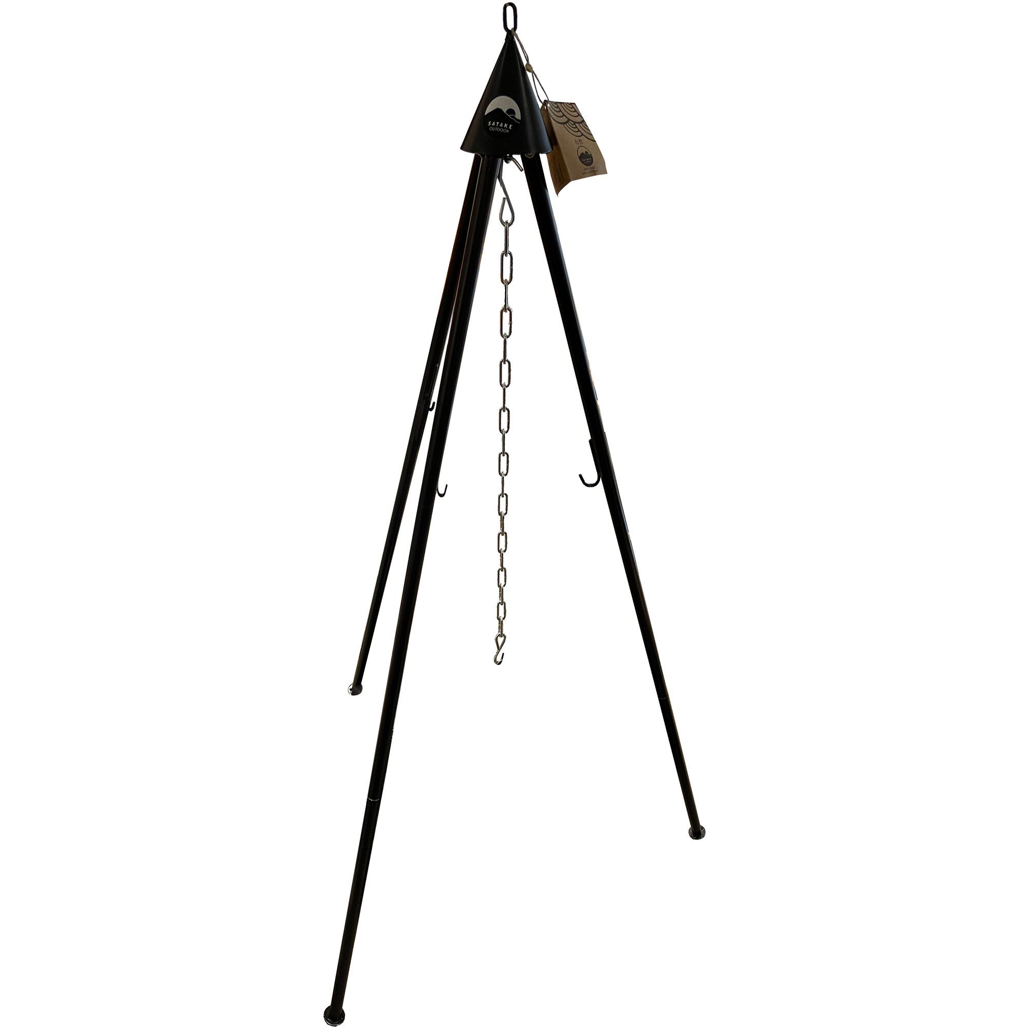 Outdoor Tripod  Grillstativ Black Friday Satake Tilbud