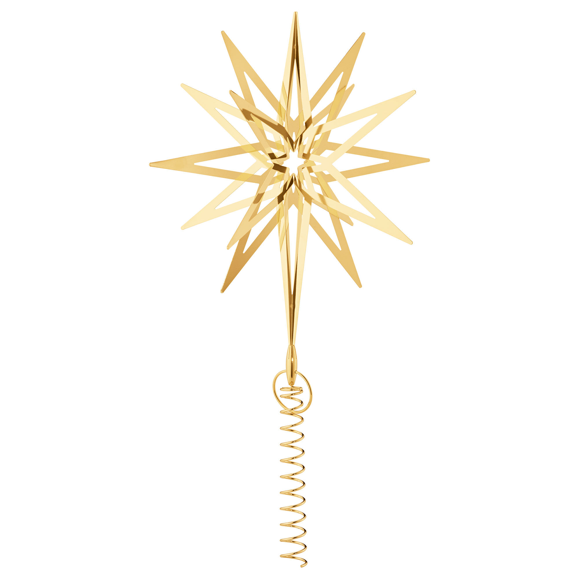 2025 Juletræsstjerne Large, 18kt Guld Black Friday Georg Jensen Tilbud
