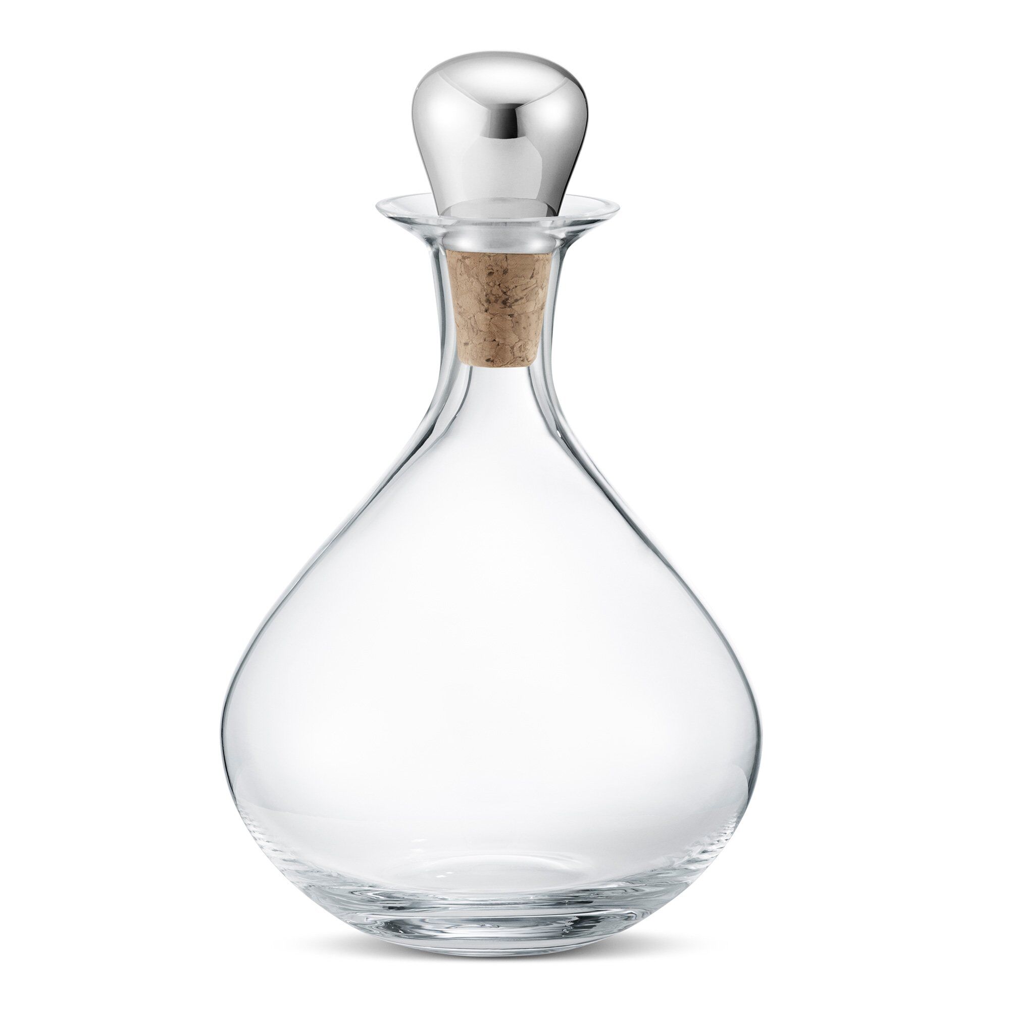 Sky Vinkaraffel, Stål Krystal Black Friday Georg Jensen Tilbud