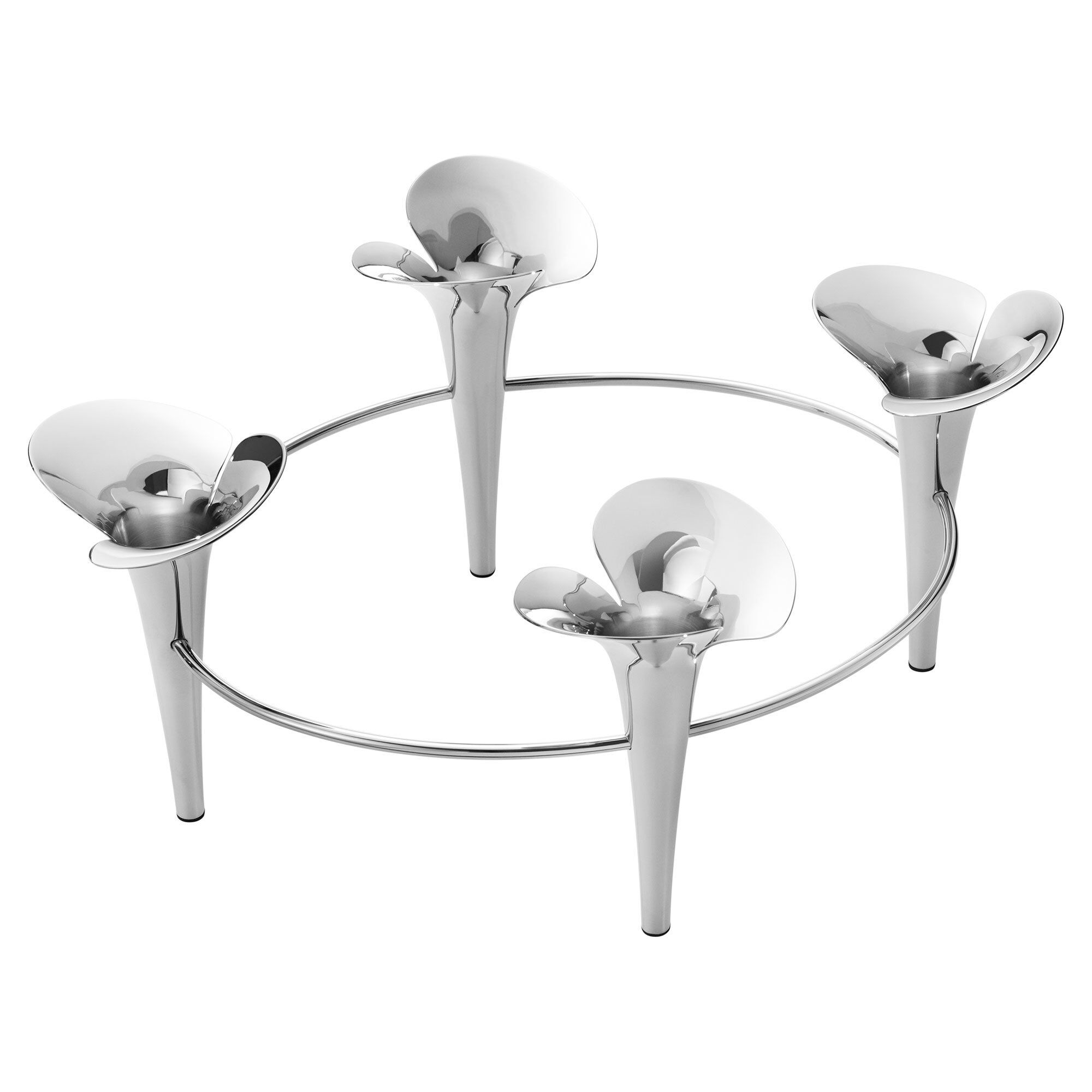 Bloom Botanica Lysestage, Stainless Steel Black Friday Georg Jensen Tilbud
