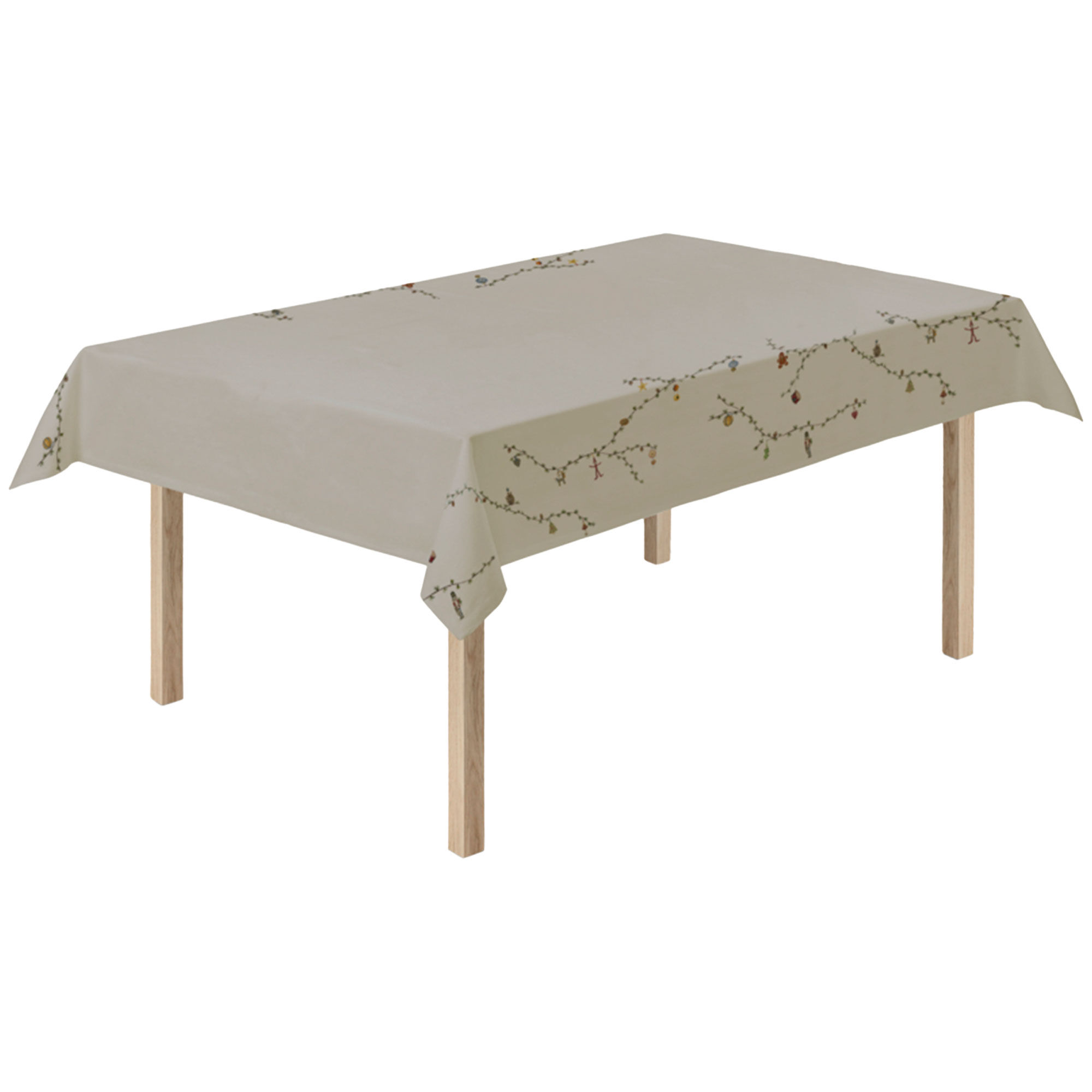 Hammershøi Christmas 2025 Juledug 150x220 Cm, Sand Black Friday Kähler Tilbud