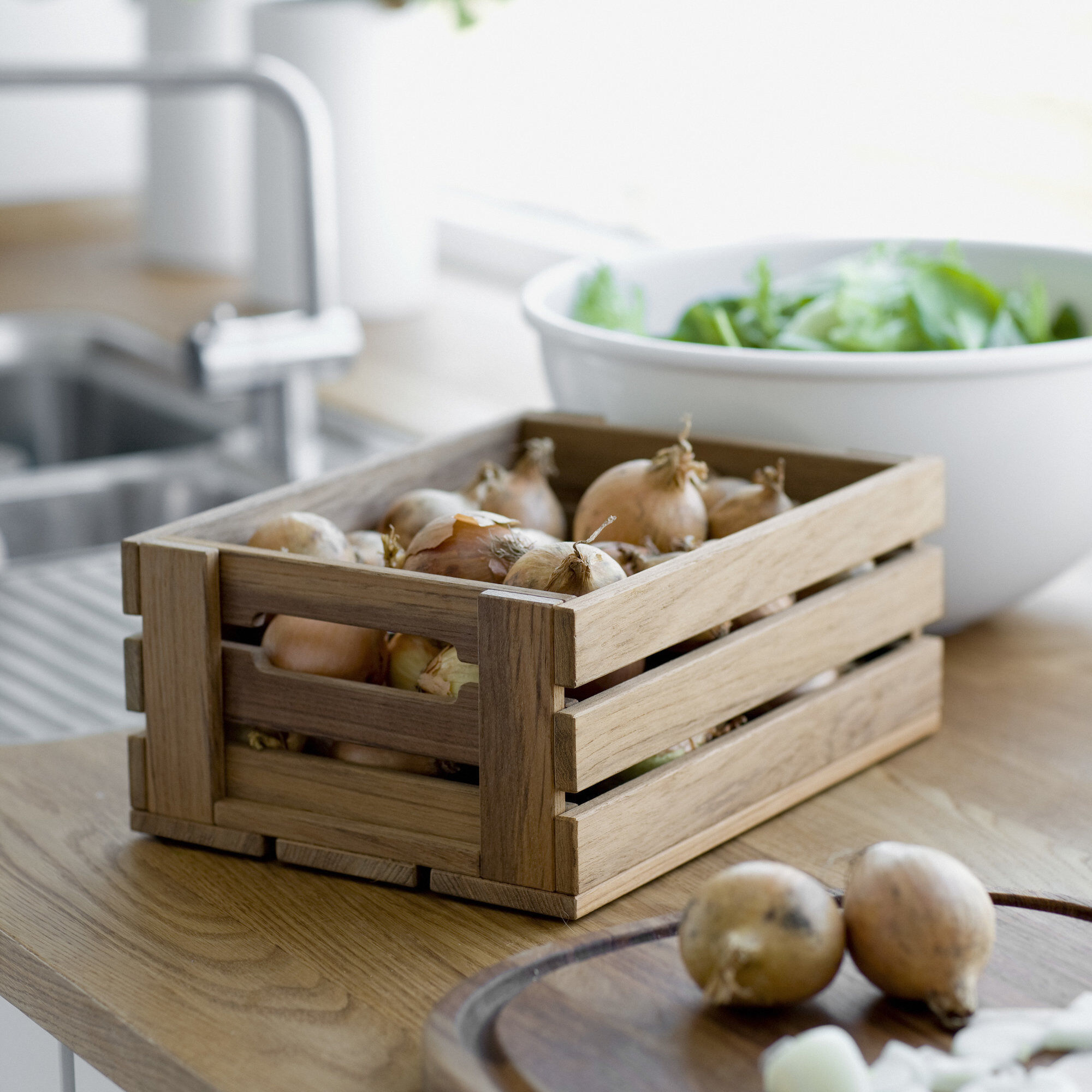 Dania Teak Løgkasse – Elegant Opbevaring til Black Friday!
