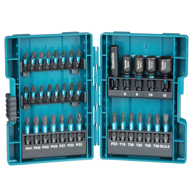 Bitssæt 35 Stk. Ass.   B 66880 Black Friday Makita Tilbud