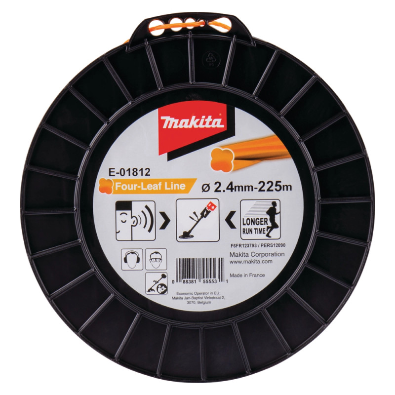 Four Leaf Nylontråd 2.4 225m   E 01812 Black Friday Makita Tilbud