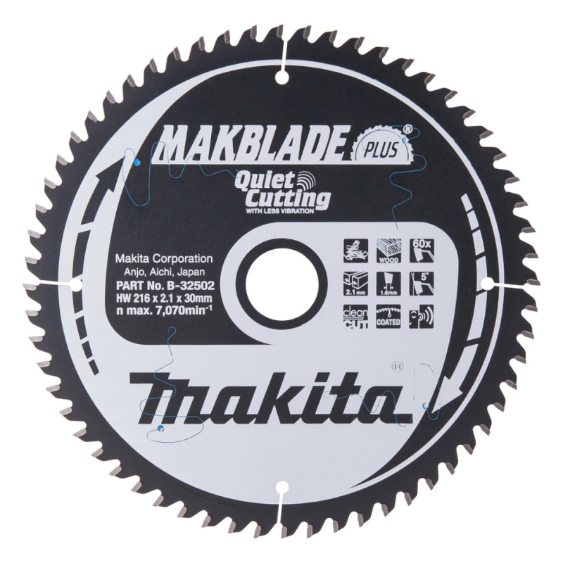 Hm Klinge 216x30x60z Makblade+   B 32502 Black Friday Makita Tilbud