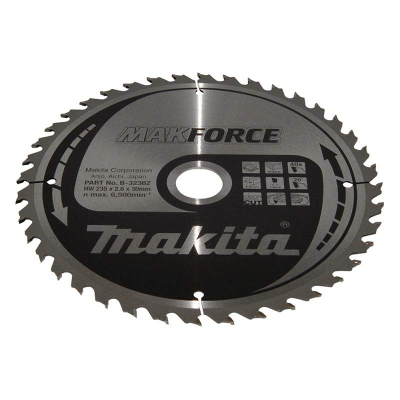 Hm Klinge 235x30x40z Makforce   B 32362 Black Friday Makita Tilbud