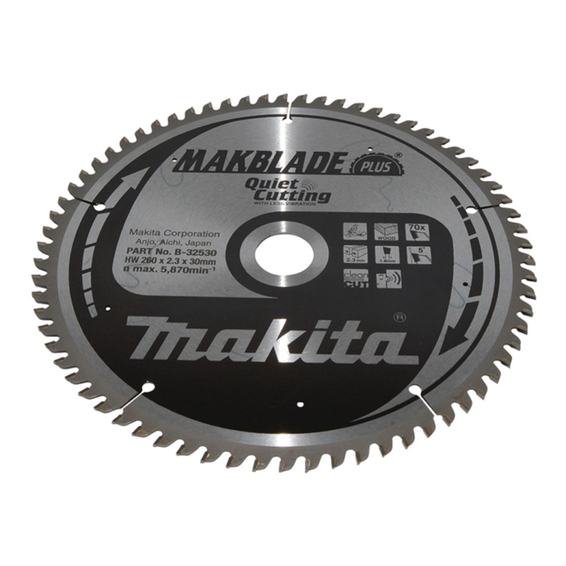 Hm Klinge 260x30x70z Makblade   B 32530 Black Friday Makita Tilbud
