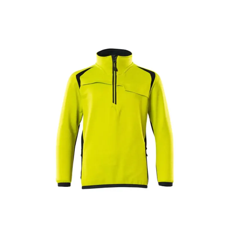 Accelerate Safe Fleecetrøje Til Børn 19903 316 Børn   Hi Vis Gul Sort Black Friday Mascot Tilbud
