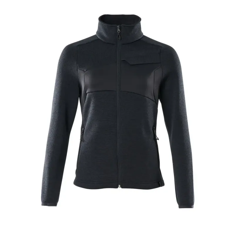 Accelerate Striktrøje Med Lynlås 18155 951 Dame   Mørk Marine Black Friday Mascot Tilbud
