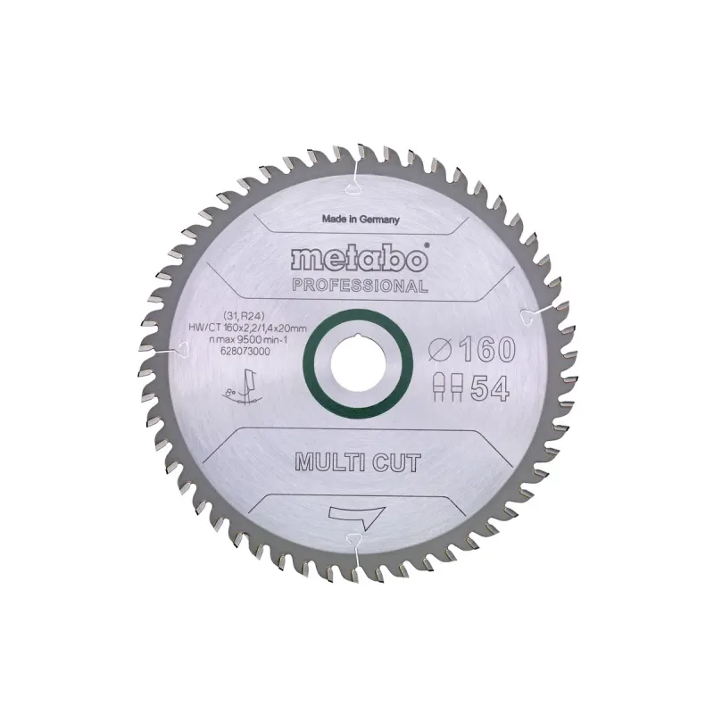 4007430176431   628076000 Rundsavklinge Multi Cut, Kvalitet Professional, Til Håndrundsav Black Friday Metabo Tilbud