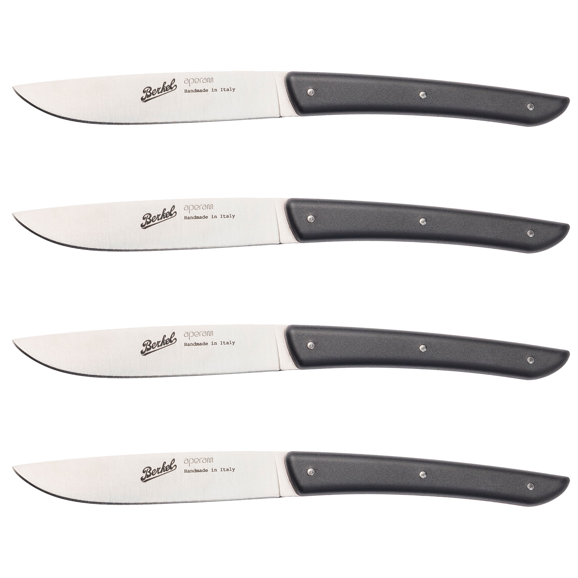 Steakkniv 4 Stk, Sort Black Friday Berkel Tilbud