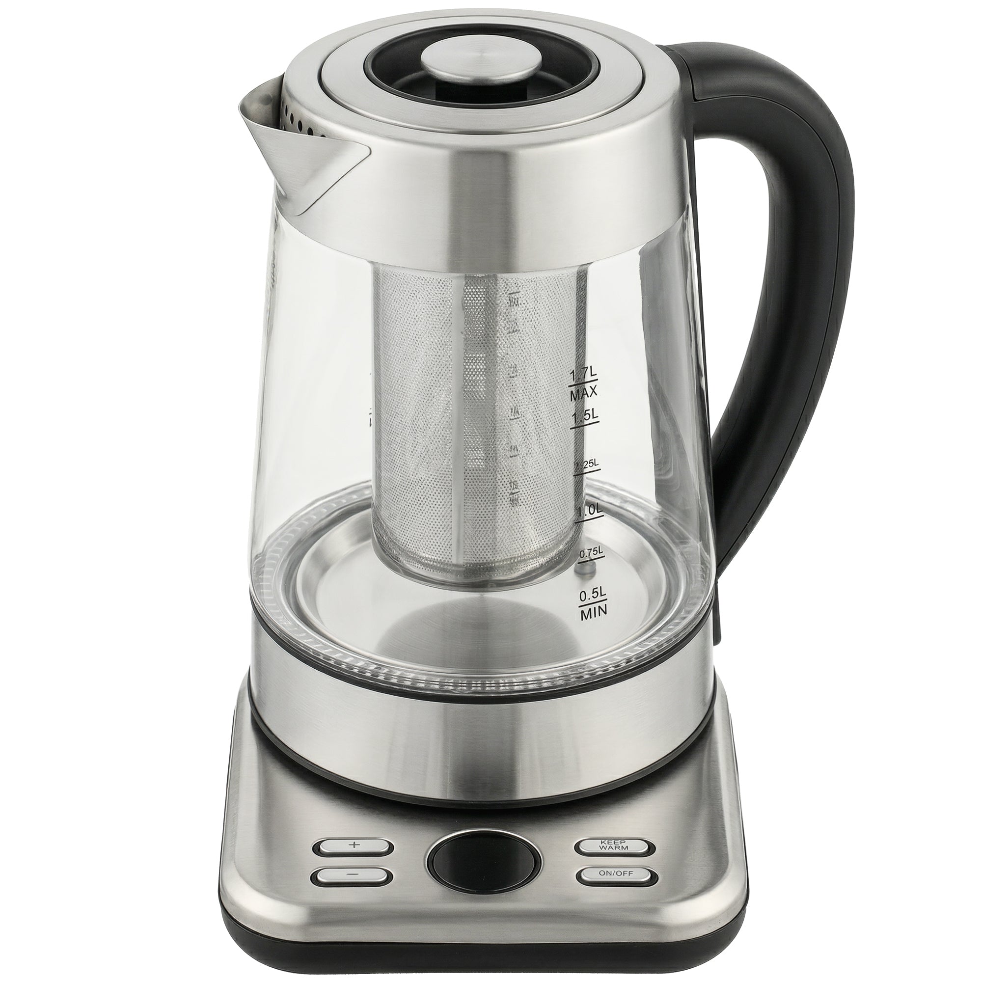Elkedel, 1,7l Hurtigtkogende 2200w Elkedel Med Uk Strix Termostat, Tesi, Varmholdningsfunktion Black Friday Aosom Tilbud