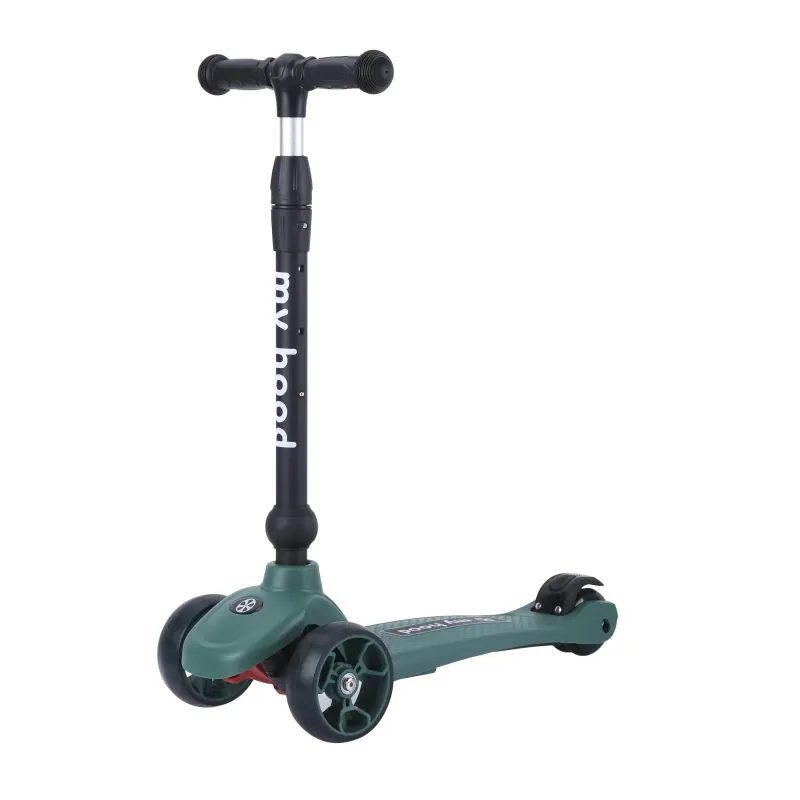 Kick'n'Ride Løbecykel - Mørkegrøn - Fantastisk Black Friday!