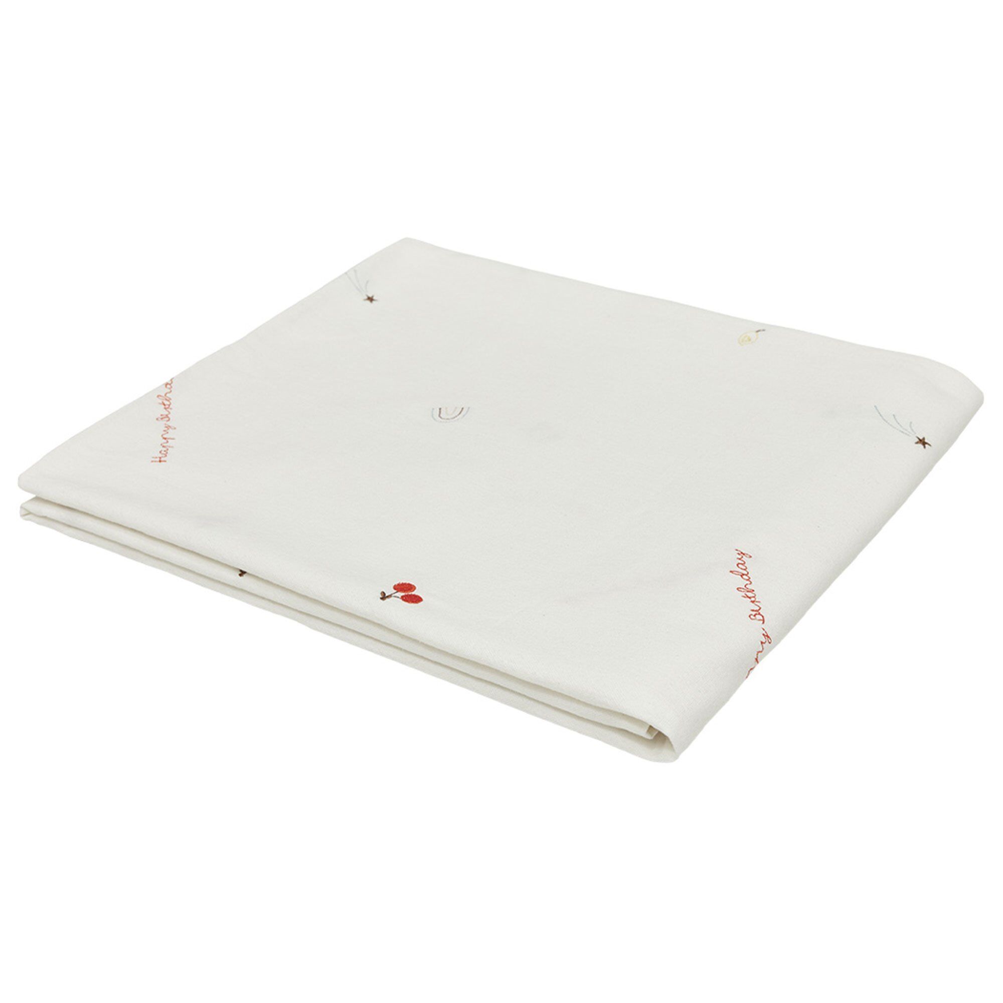OYOY Fødselsdags Dug 260 x 140 cm - Offwhite Black Friday Tilbud
