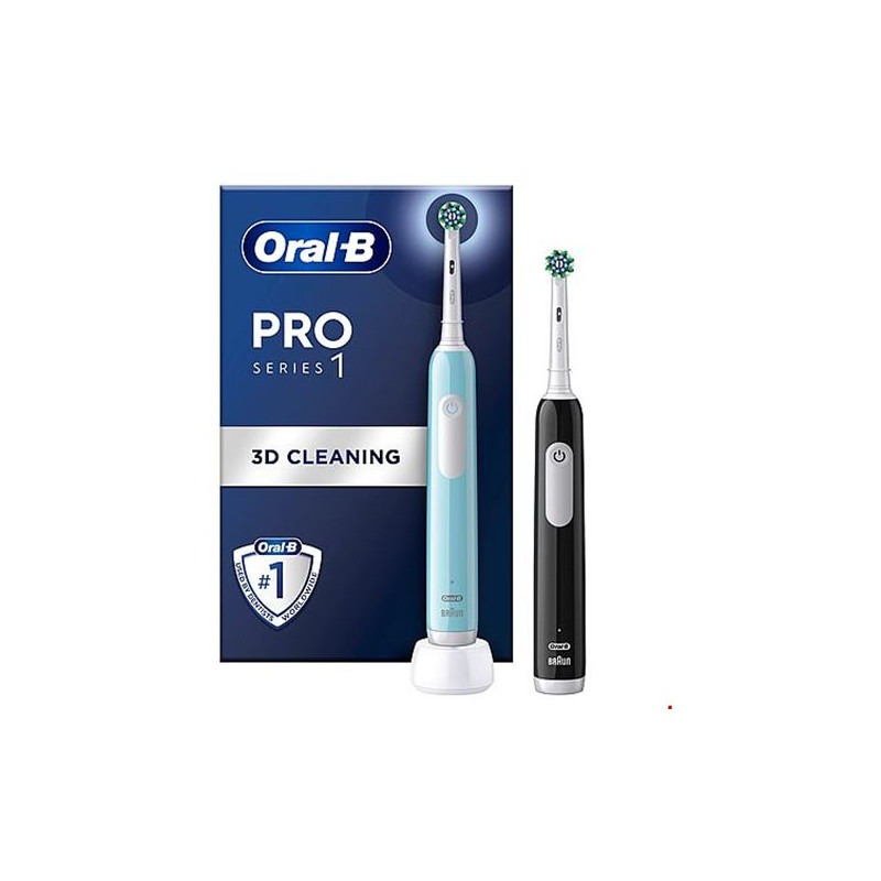 Oral B Pro Series 1 Duo Sort Og Blå El Tandbørste Black Friday Oral-b Tilbud