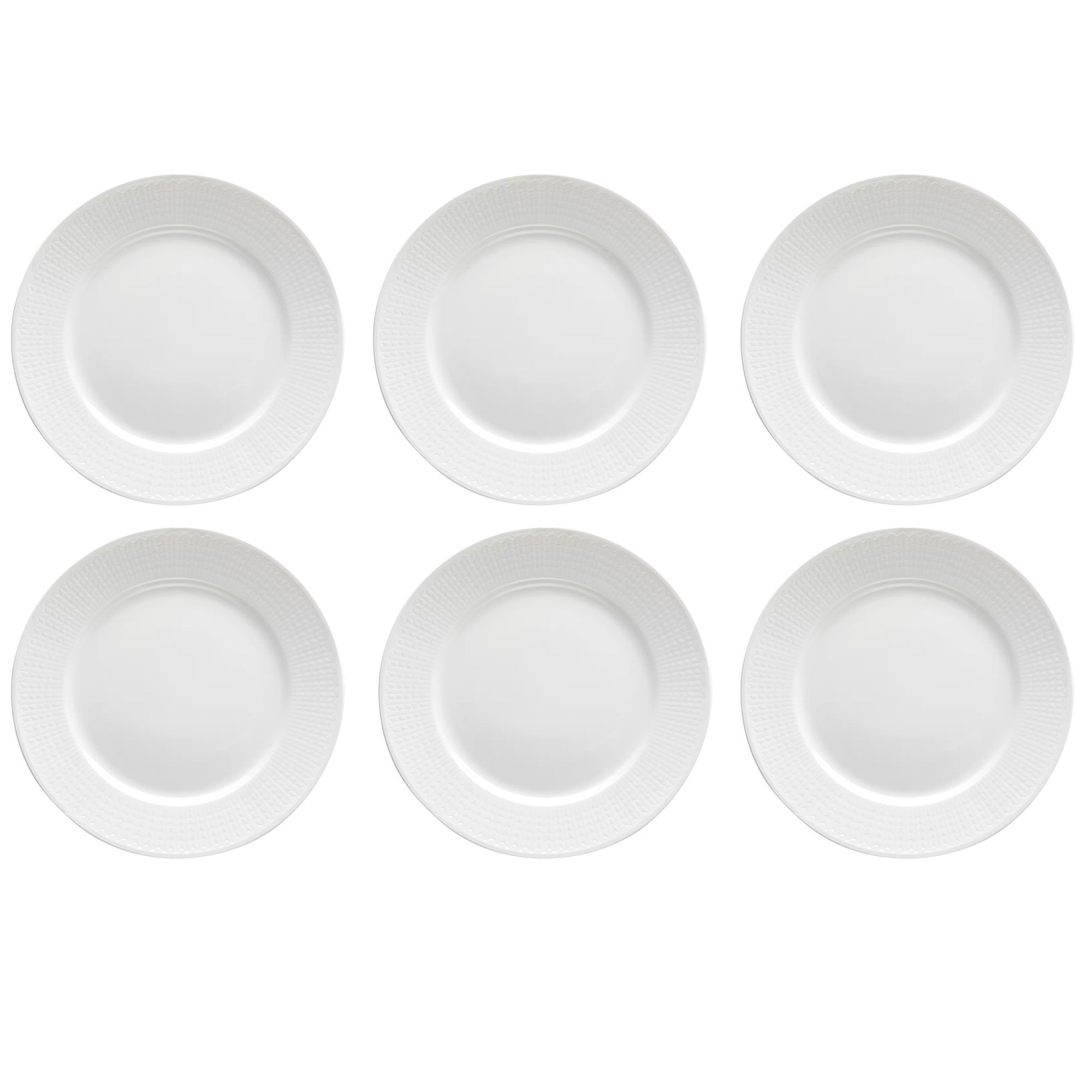 Swedish Grace Hvid Tallerken 21 Cm 6 Pak Black Friday Rörstrand Tilbud
