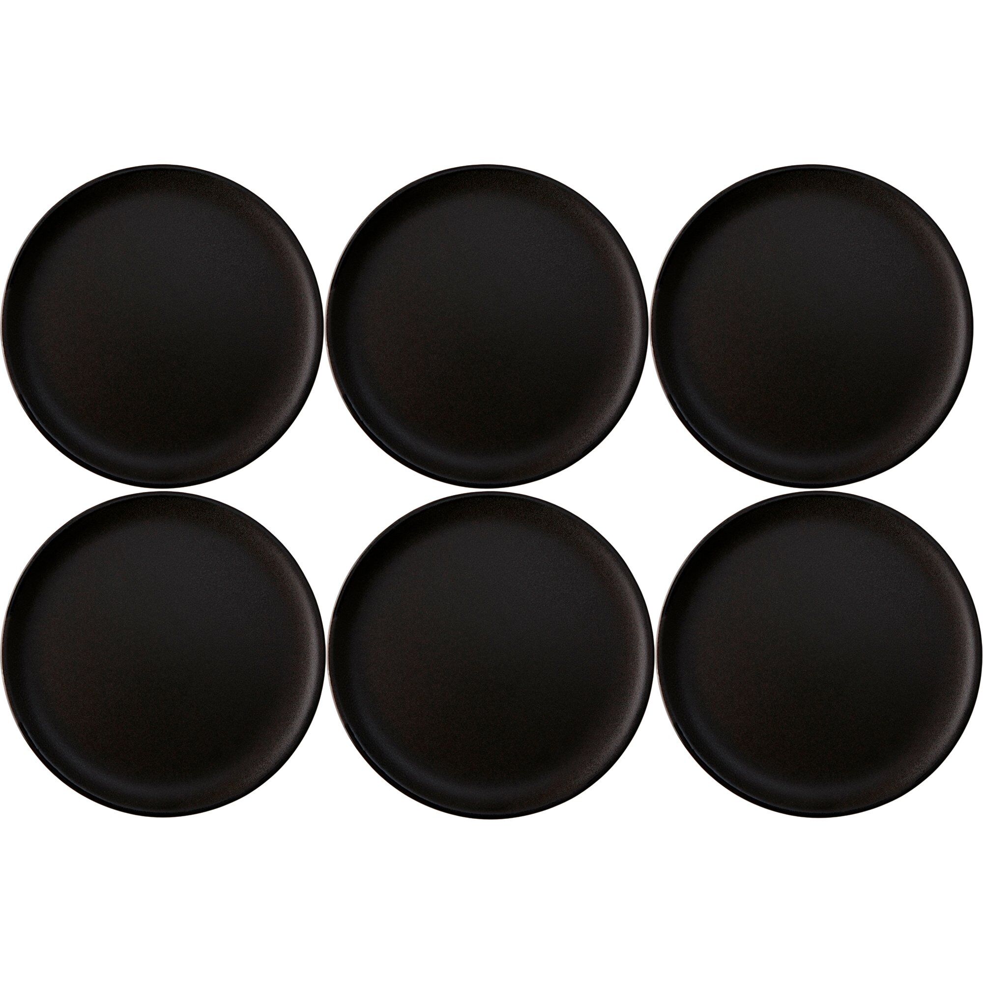 RAW Desserttallerkener i Titanium Black – 6 stk. Tilbud!