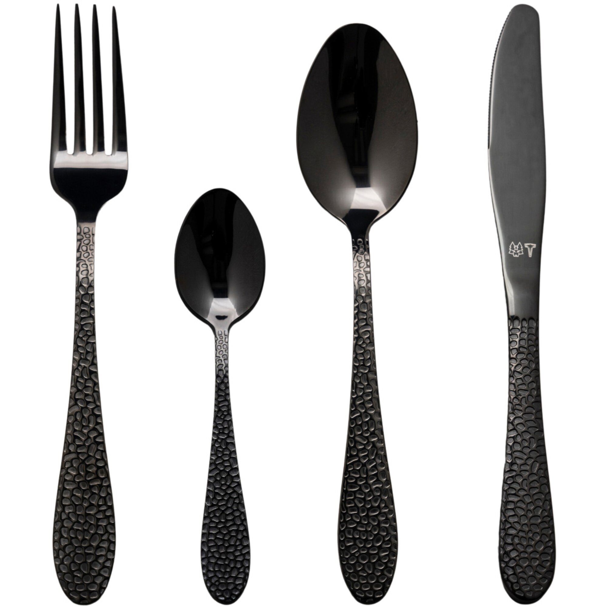 Frost Bestiksæt 16 Dele, Onyx Black Friday Vargen & Thor Tilbud