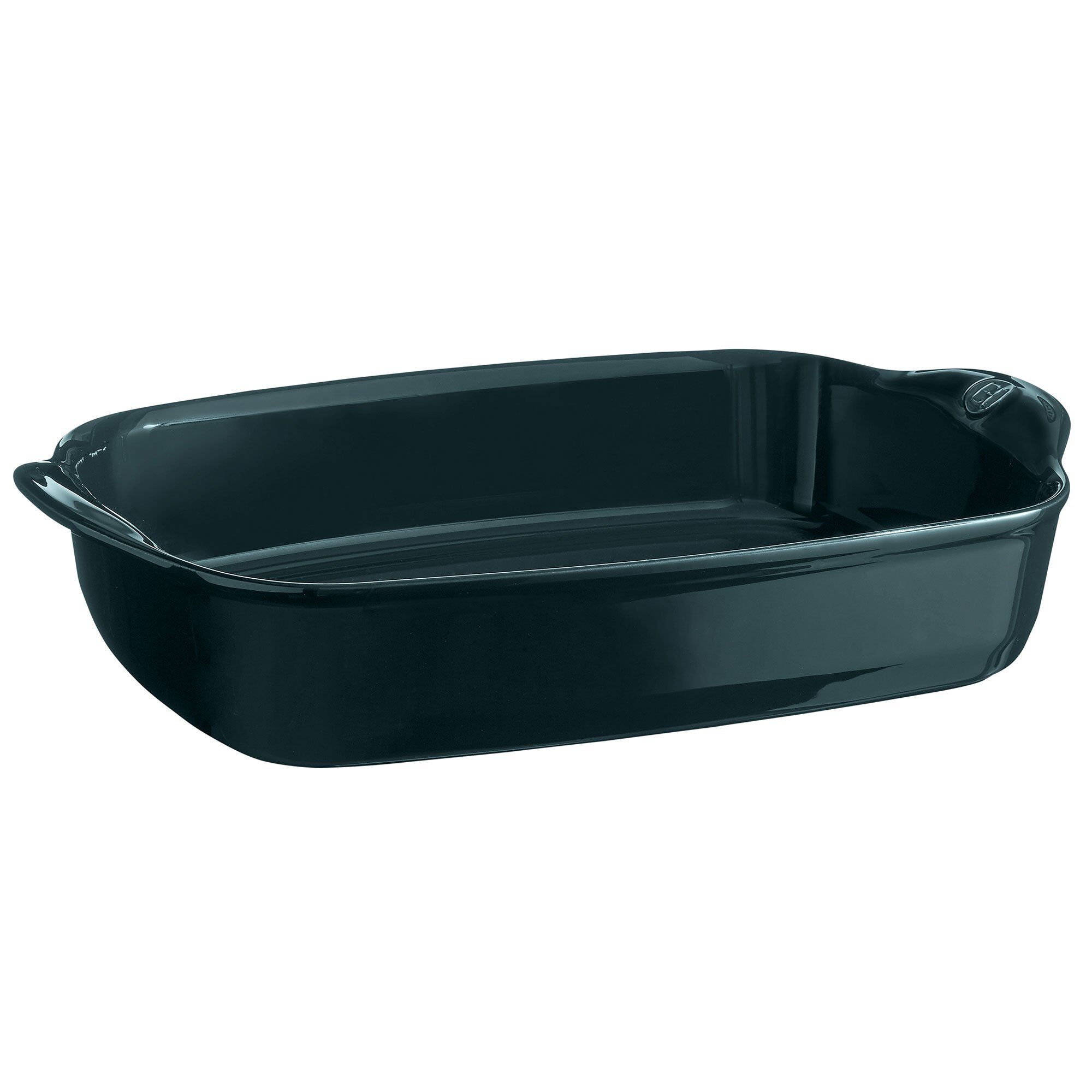 Rektangulær Ovnfast Fad (l) 4 Liter, Petrol Black Friday Emile Henry Tilbud